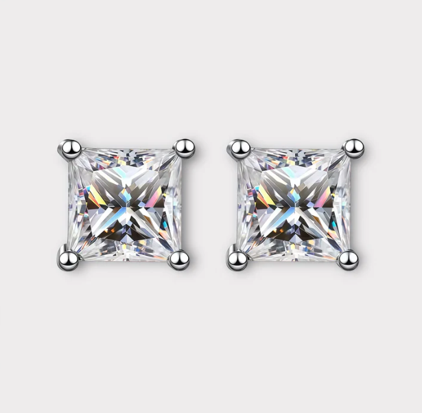 Loop's Princess Cut Earrings (HOLIDAY SALE)