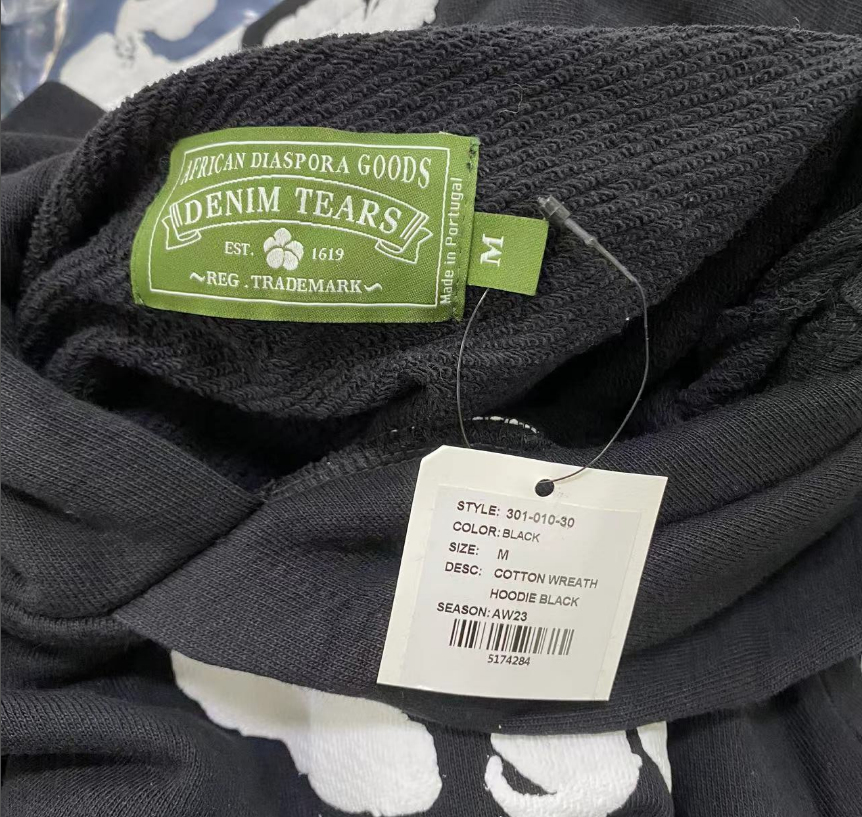 Black and White Loop Denim Tears