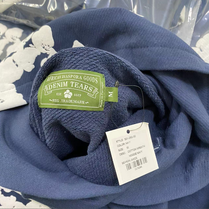Navy Blue Loop Denim Tears