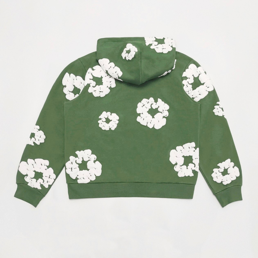 Dark Green Loop Denim Tears
